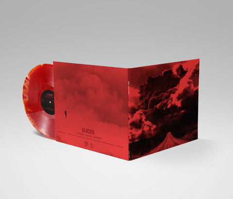 Glacier - A Distant, Violent Shudder - Sunburst Red Vinyl [LP] / No Light Ever Vinyl [LP] Bundle